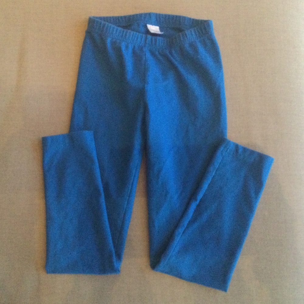 Girls leggings, royal blue